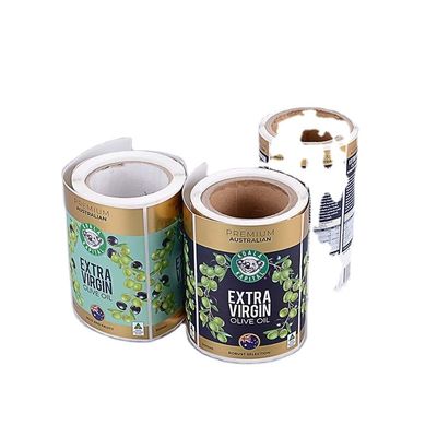 Yapışkanlı Kalıp Kesim CMYK Pantone Logo Etiket Etiketi Özel Baskılı