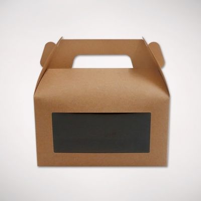 OEM ODM Katlanabilir 420gsm Kraft Kağıt Lüks Kek Kutusu Özel Renk