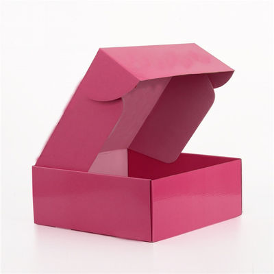 Emballage Oluklu 300gsm 2mm FBB Pembe Posta Kutuları Özel Logo