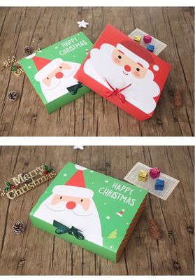 Evrensel C2S Sanat Kağıdı Kozmetik Ambalaj Kutusu Noel Dekorasyonu