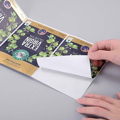Yapışkanlı BOPP Ürün Etiket Etiketi UV Dayanıklı Yazdırılabilir Daire Etiketleri