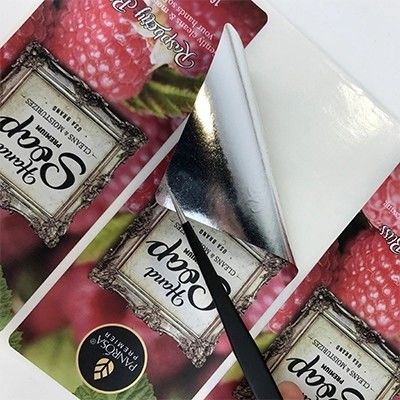 Fildişi Kağıt Yapışkanlı Baskı Suyu Şarap Cam Şişe Etiket Etiket